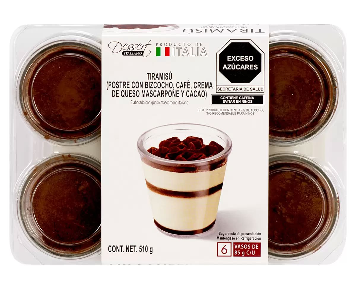 Dessert Italiano · Tiramisú italiano (6 x 85 g)