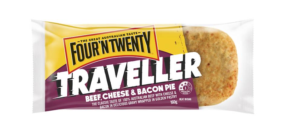 Four'n Twenty Beef Cheese & Bacon Traveller Pie