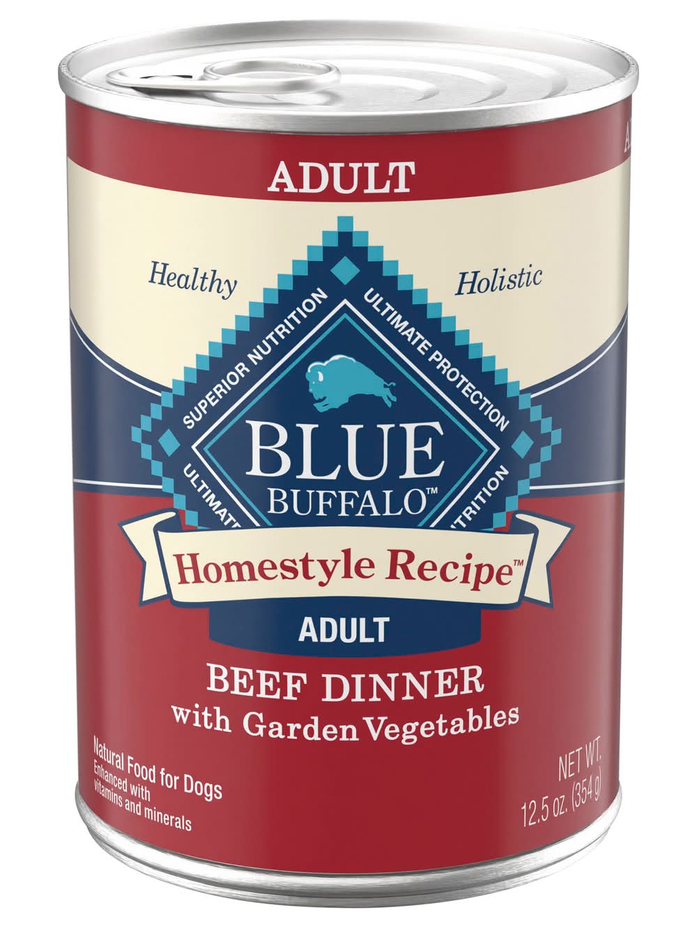 Blue Homestyle Recipe Beef Dinner With Garden Vegetables Wet Dog Food, Adult (12.5 oz)