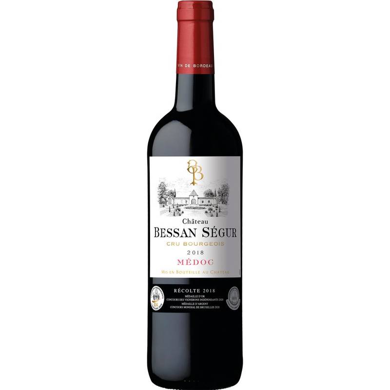Bordeaux , vin rouge Chateau bessan segur 75cl