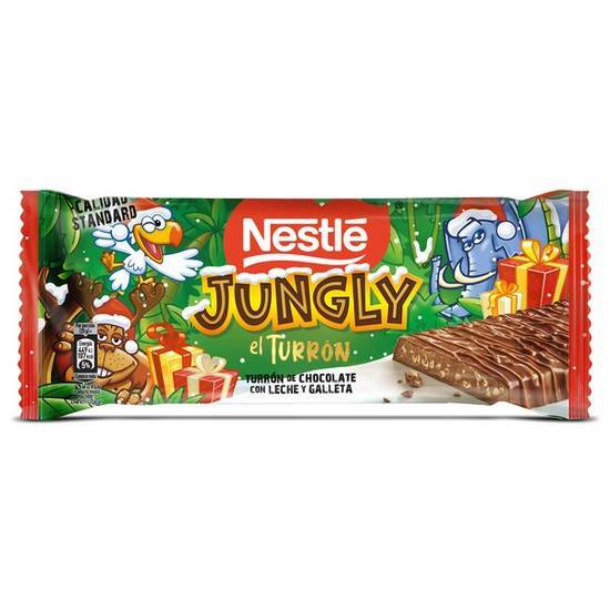 Turrón de Chocolate con Leche Nestlé Jungly (232 g)