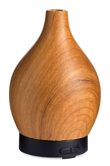 Airomé Woodgrain Vase Ultra Sonic Diffuser, Brown