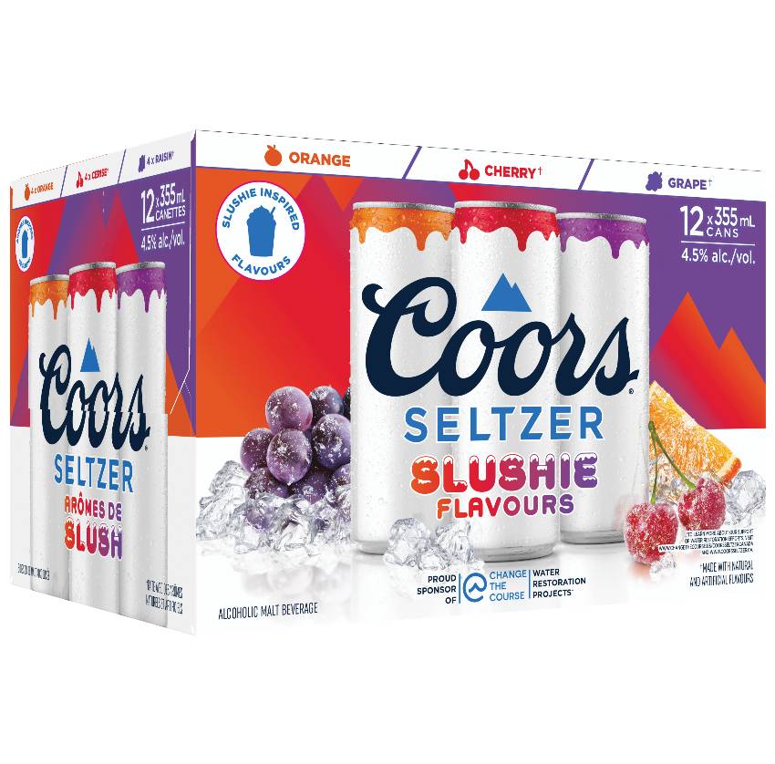 Coors Seltzer Beer (12 ct, 29.58 mL) ( Slushie)