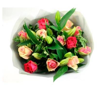 Waitrose & Partners Rose & Lily Bouquet