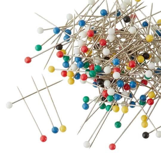 Loops & Threads Color Ball Pins, Multicolor (200 ct)