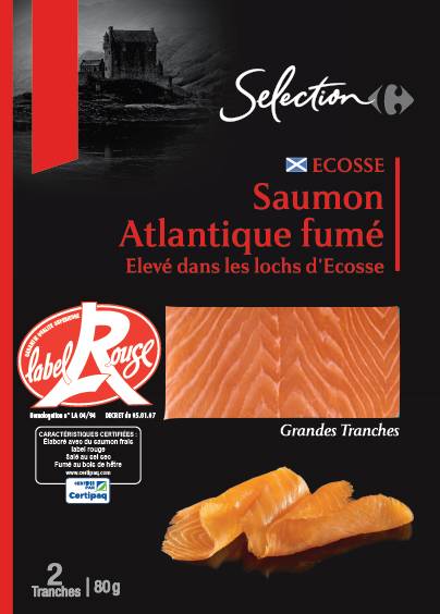 Carrefour Sélection - Saumon de l'atlantique fumé