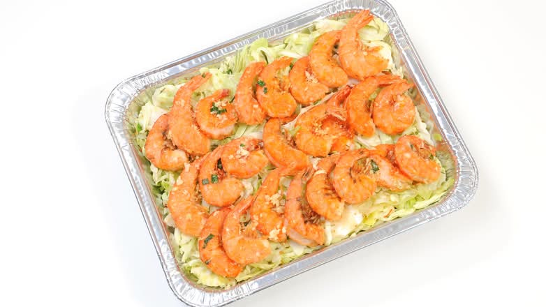 Full Pan Garlic Shrimp