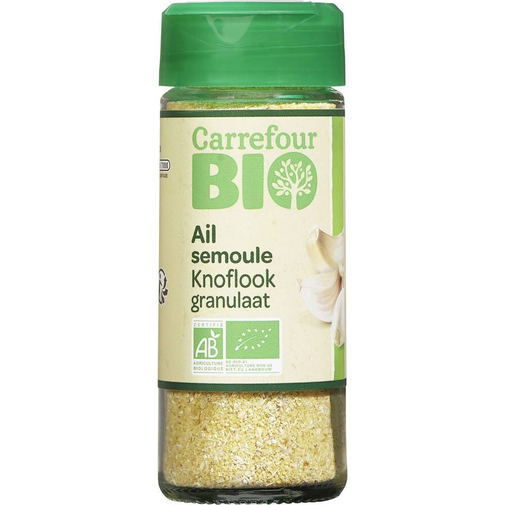 Ail  semoule  Bio CARREFOUR BIO - le flacon de 51g