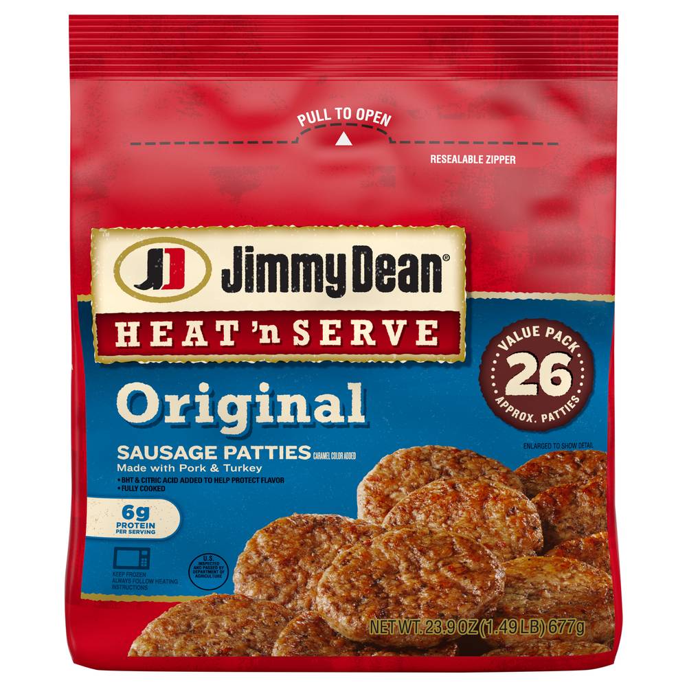 Jimmy Dean Heat 'N Serve Original Sausage Patties (1.49 lbs)