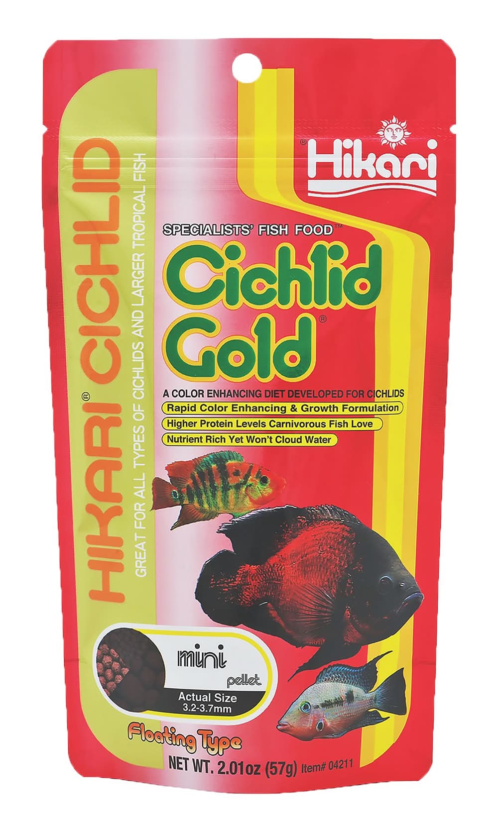 Hikari® Cichlid Gold® Fish Food (Size: Mini Pellet)