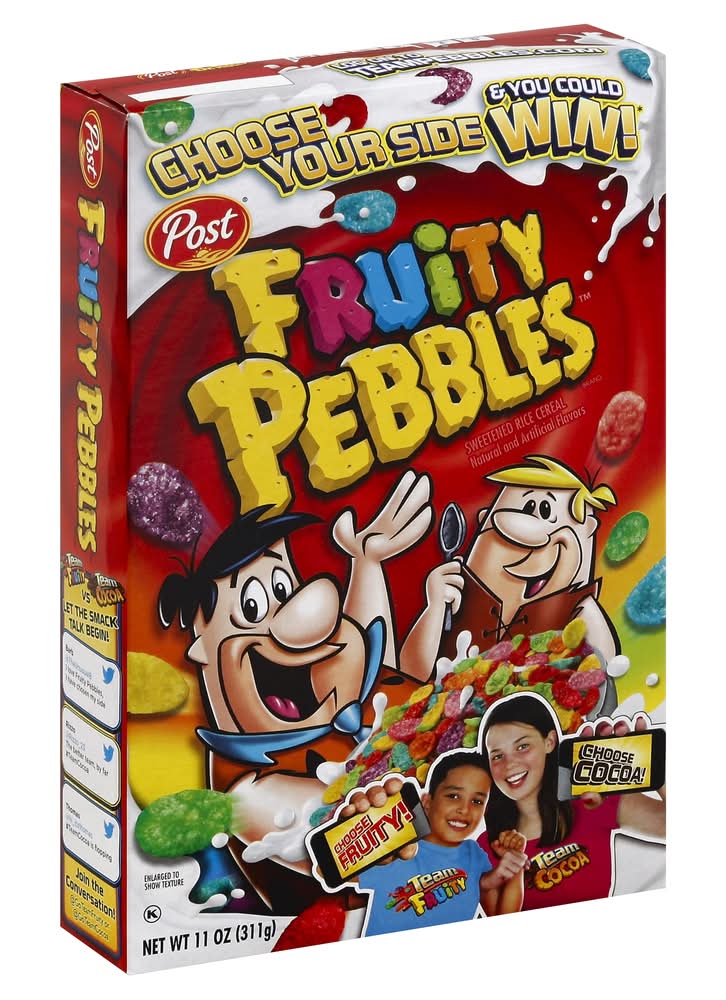 Fruity Pebbles Rice Cereal Sweetened (11 oz)