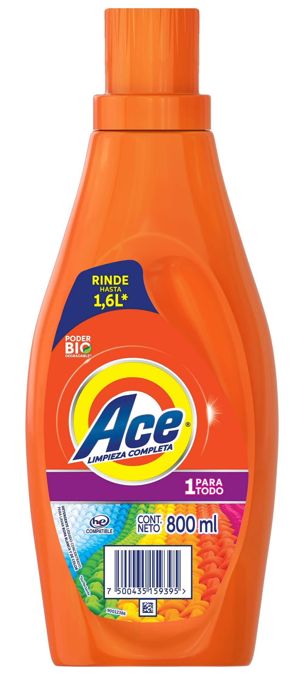 ACE · Detergente líquido para ropa (800 ml)