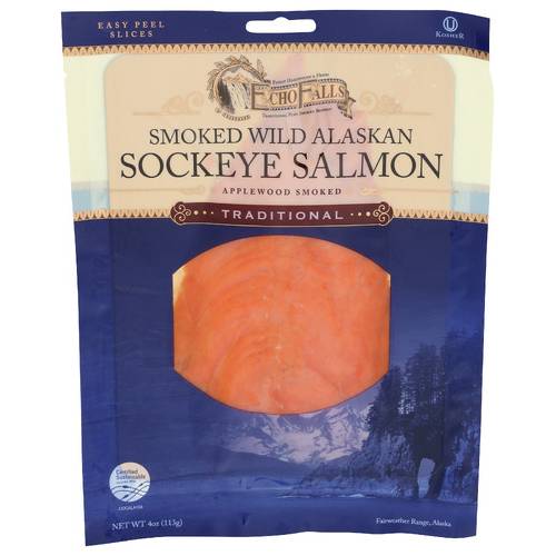 Echo Falls Wild Alaskan Sockeye Smoked Salmon