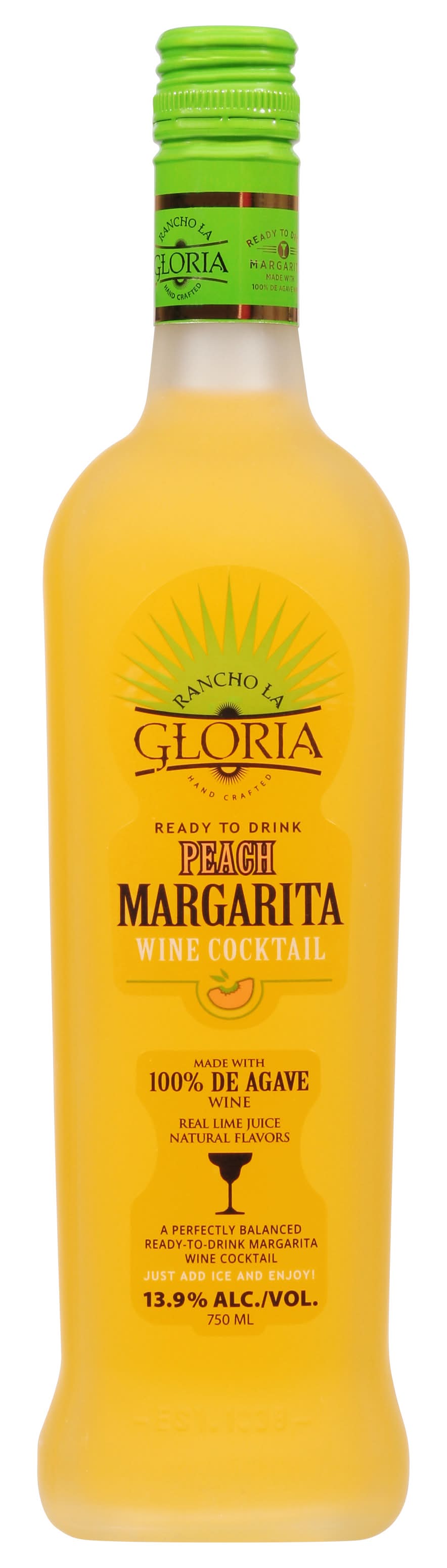 Rancho La Gloria Margarita Wine Cocktail, Peach (750 ml)