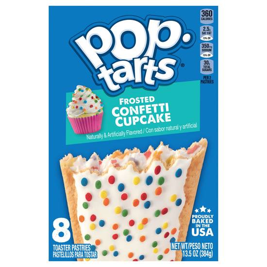 Pop-Tarts Frosted Confetti Cupcake Toaster Pastries ( 8 ct)