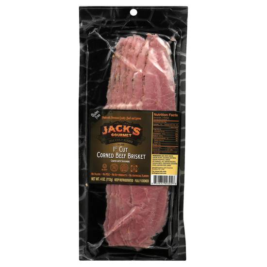 Jack's Gourmet 1st Cut Corned Beef Brisket (4 oz)