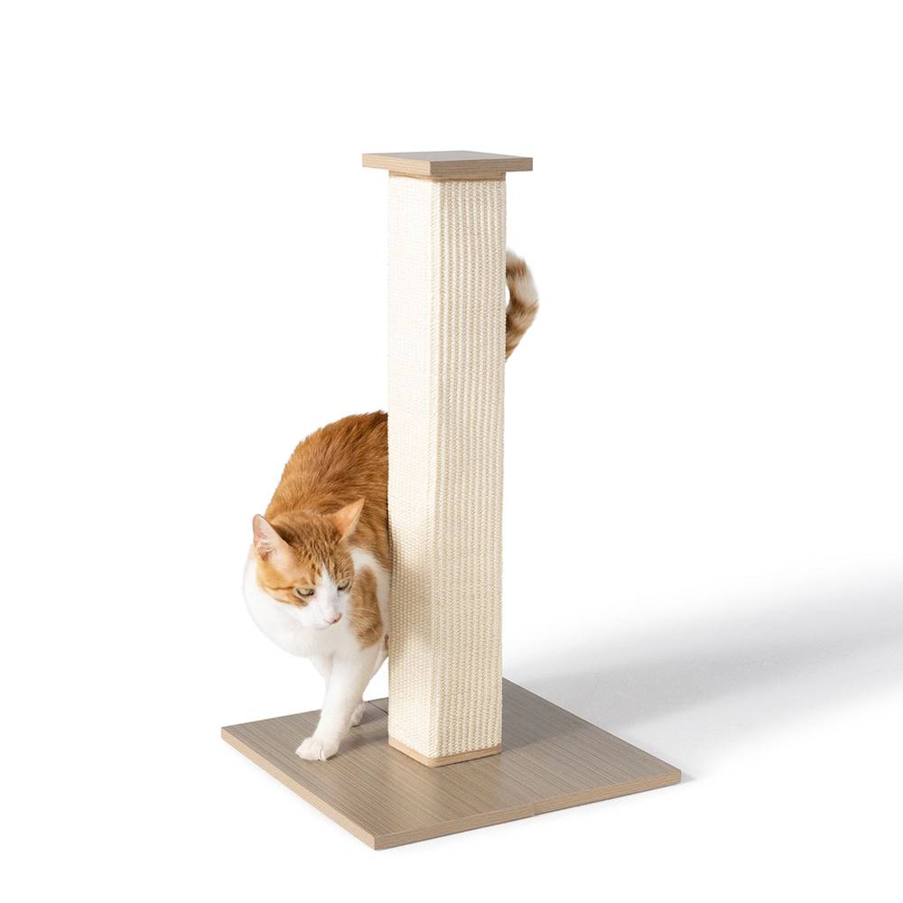 Whisker City Sisal Scratching Post (white)