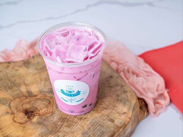 Strawberry Banana Boba Bubble Milk Tea