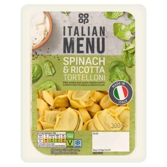 Co-op Spinach & Ricotta Tortelloni (300g)