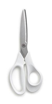 Tru Red Ergonomic Stainless Steel Scissors (white)