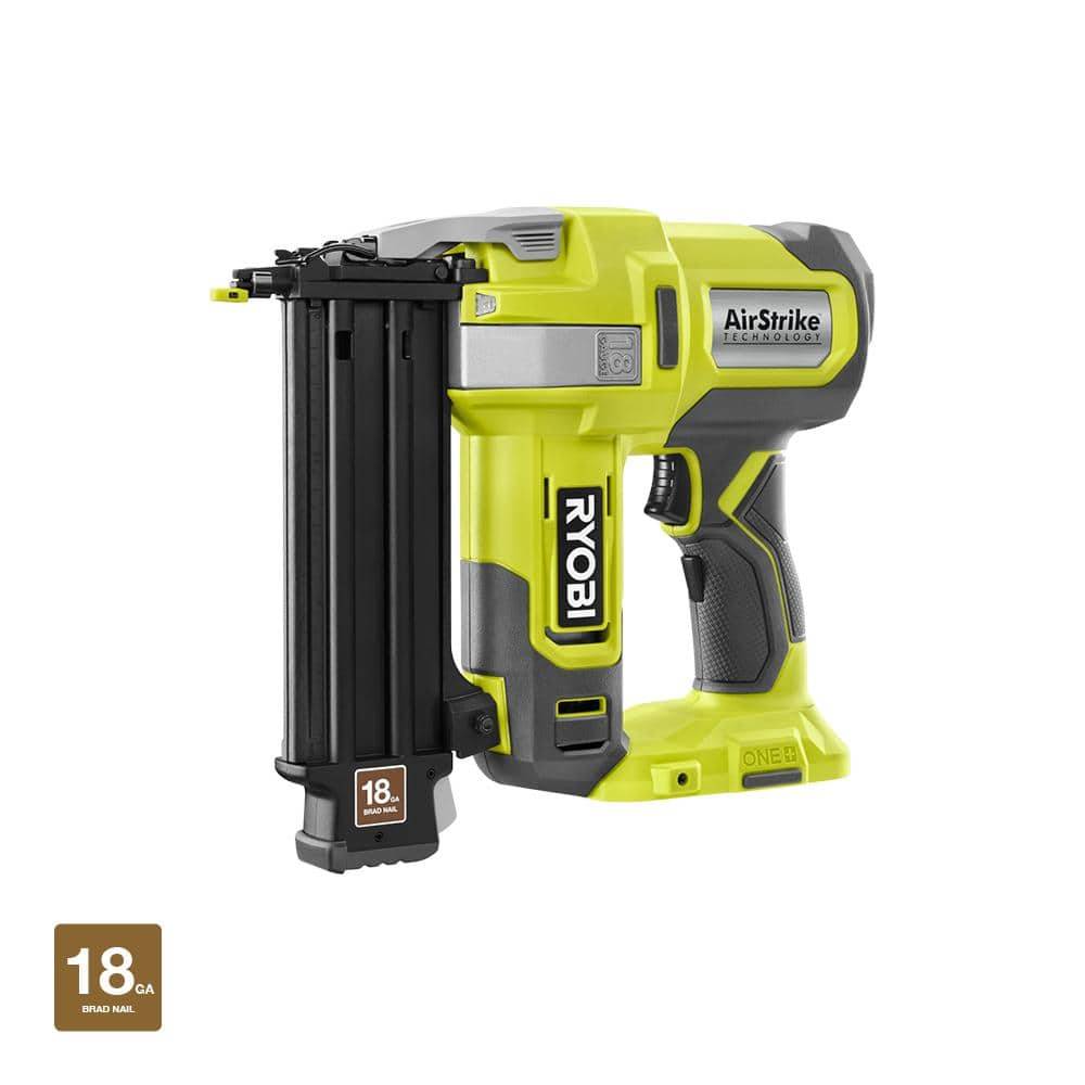 Ryobi One+ 18V 18-Gauge Cordless Airstrike Brad Nailer (Tool Only)