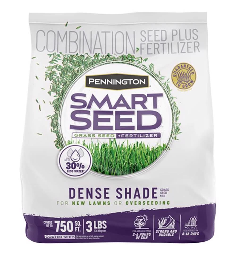 Pennington Smart Seed Mixed Dense Shade Grass Seed And Fertilizer 3 Lb