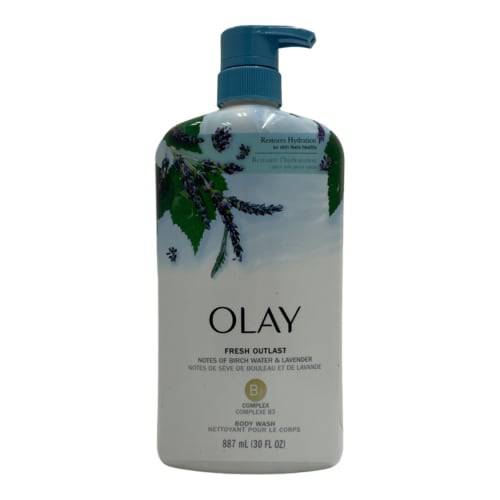 Olay Fresh Outlast Birch Water & Lavender Body Wash