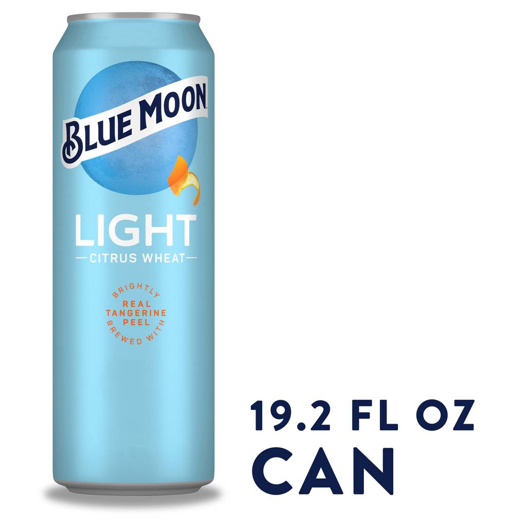 Blue Moon Light Citrus Wheat Beer (19.2 fl oz)