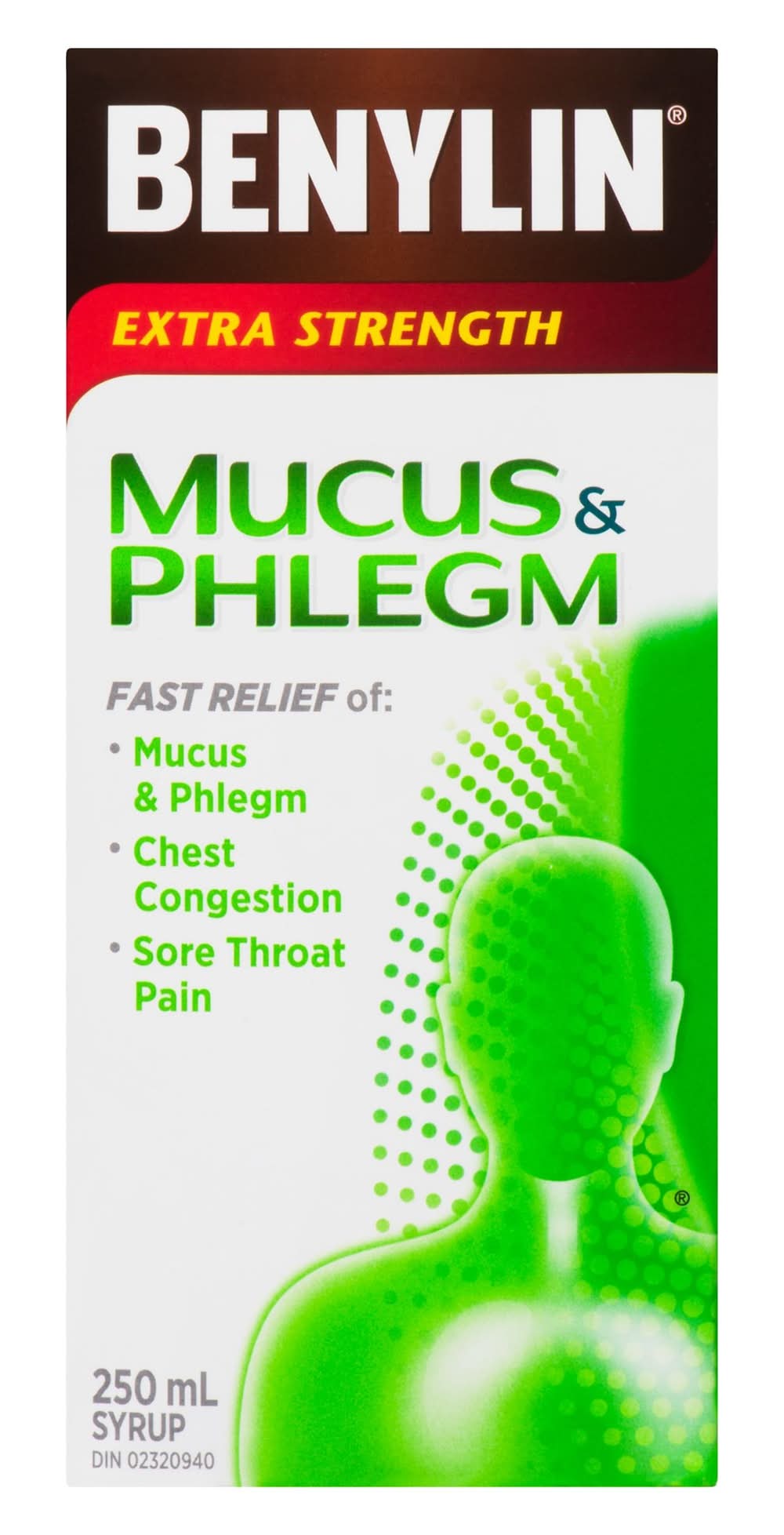 Benylin sirop contre la toux extra fort pour mucus et glaires - extra strength mucus & phlegm cough syrup