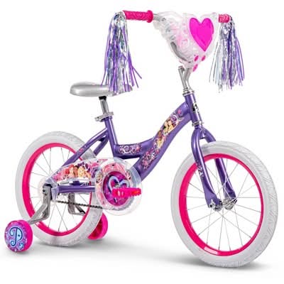 Huffy Princess Kids Bike, 16", Purple