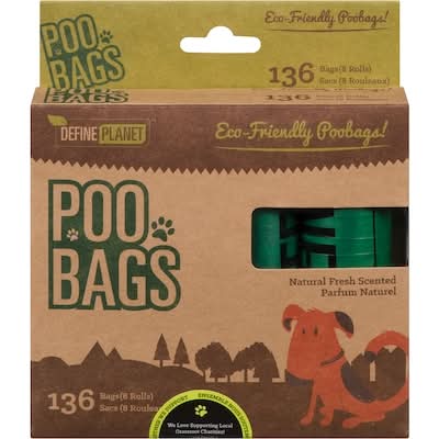 Define Planet Dog Waste Bag Refill Rolls Citrus Scented (8 x 25 g)