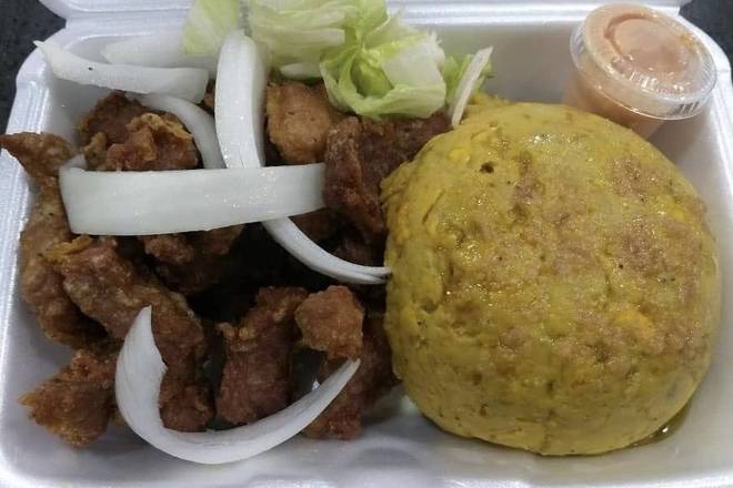 Mofongo con Carne
