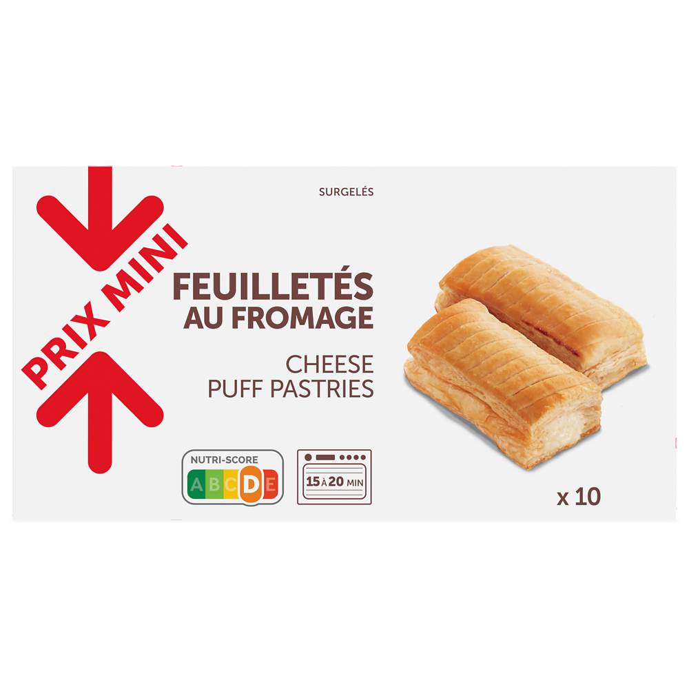 Prix Mini - Feuilletés au fromage (10 pièces)