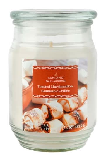 Ashland Fall Scented Jar Candle, Toasted Marshmallow (17 oz)