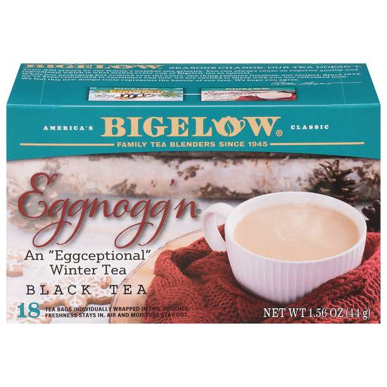 Bigelow Eggnogg'n Winter Black Tea (18 tea bags)