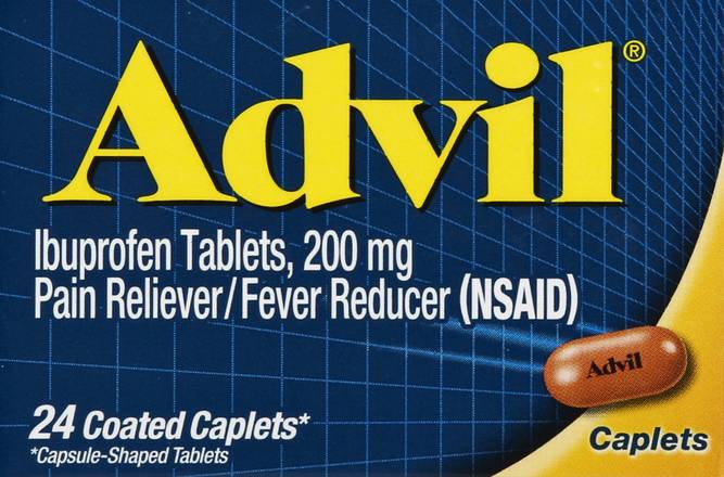 Advil Ibuprofen 200 mg Pain Reliever/Fever Reducer (24 ct)