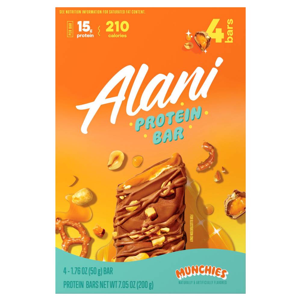 Alani Nu Protein Bars Munchies (1.76 oz, 4 ct)