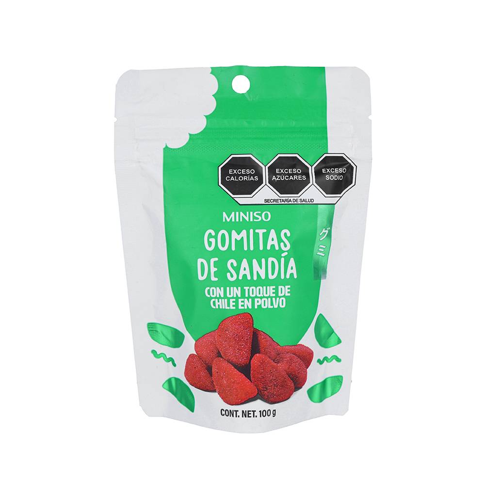 Miniso · Gomitas de sandía enchiladas (100 g)