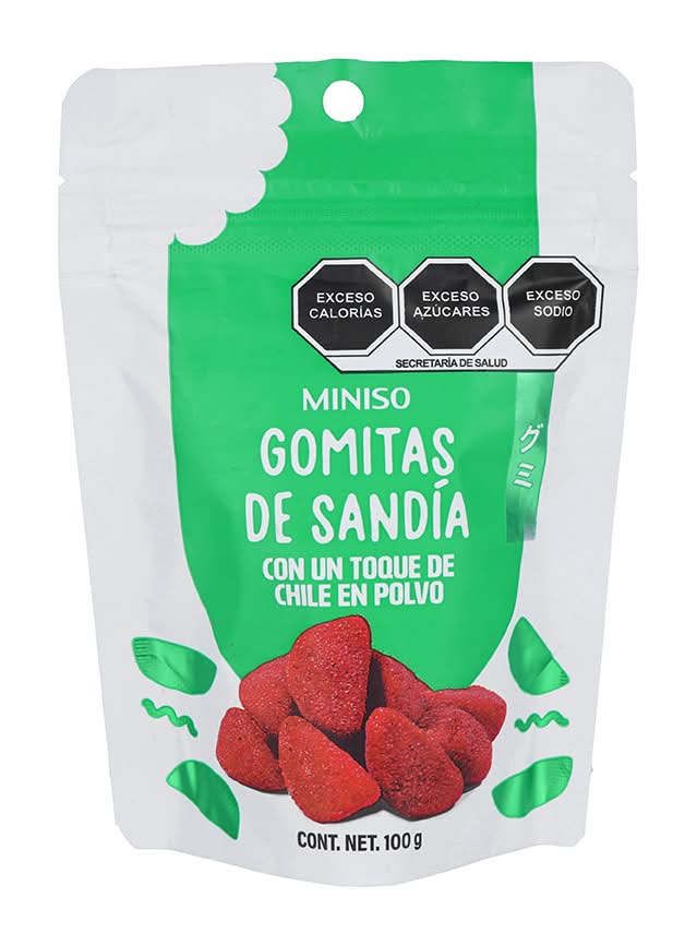 Miniso · Gomitas de sandía enchiladas (100 g)