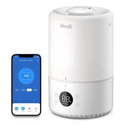 Levoit 200S Dual Smart Top Fill Humidifier: Cool Mist, Ultrasonic, No Filter, 25 Hr Run, 100-300 sq. ft., Bedroom & Baby