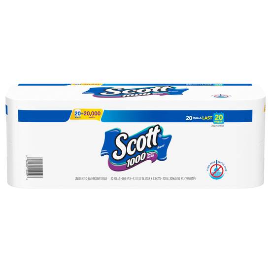 Scott Septic-Safe Toilet Tissue Regular Rolls Bathroom Tissue (20 ct)