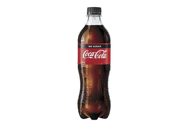 600ml Coca Cola - No Sugar