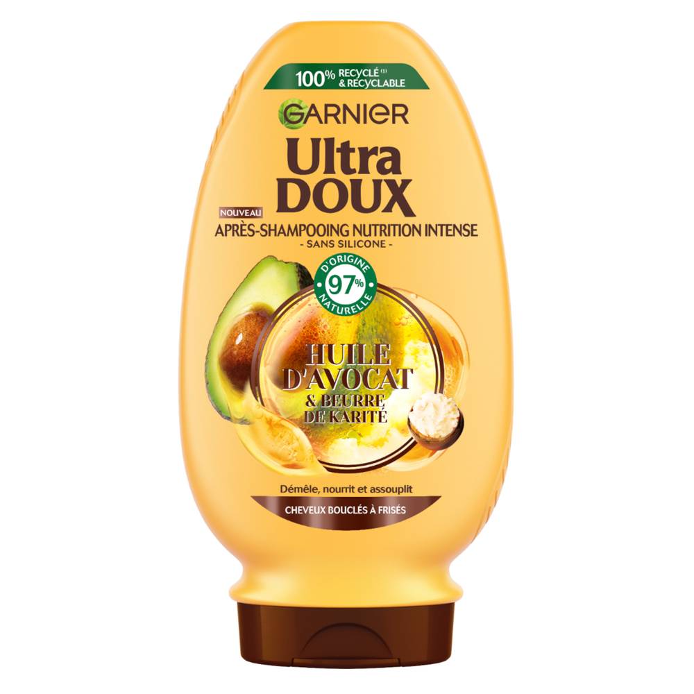 Garnier - Ultra doux avocat karite après shampoing (250ml)