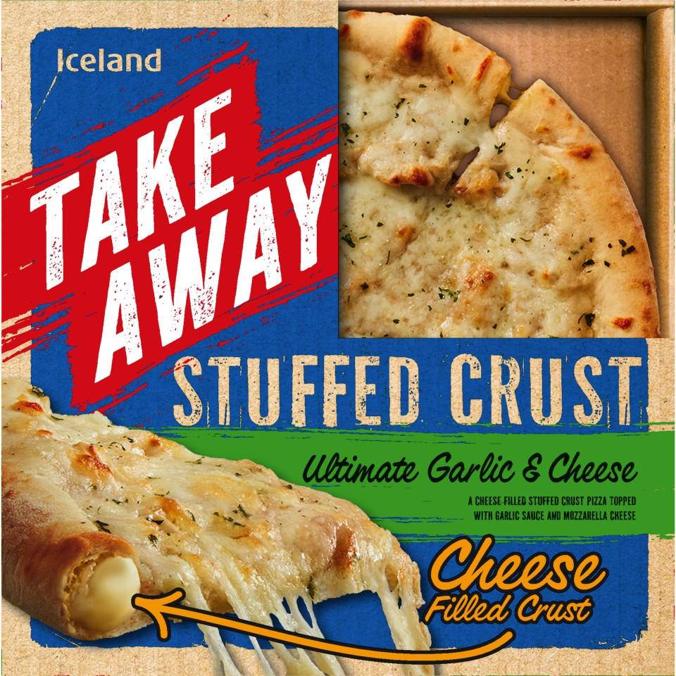 Iceland Stuffed Crust Ultimate Pizza (garlic and cheese )