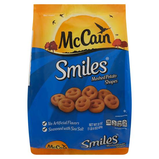 Mccain Smiles Mashed Potato Shapes (22 oz)