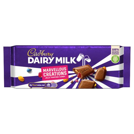 Cadbury Dairy Milk Marvellous Creations Jelly Popping Candy (160g)