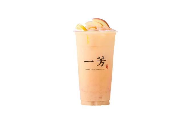 Peach Green Tea Slush 桃桃水果冰沙