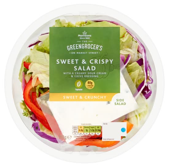 Morrisons Sweet & Crispy, The Greengrocer's on Market Street Salad (190g)
