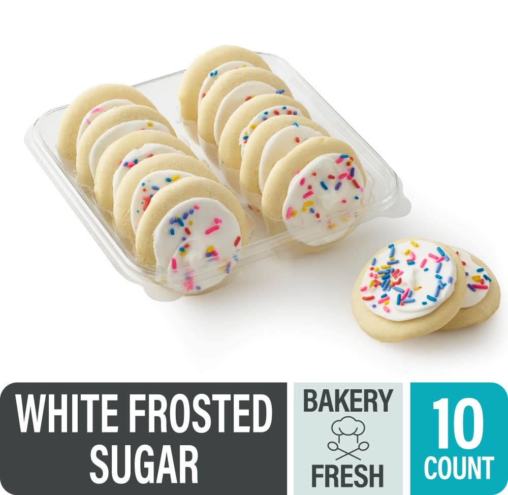 Bakery Fresh White Frosted Sugar Cookies
