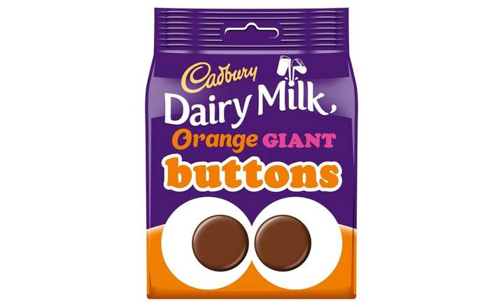 Cadbury Dairy Milk Orange Giant Buttons Sharing Bag 110g (400490) 